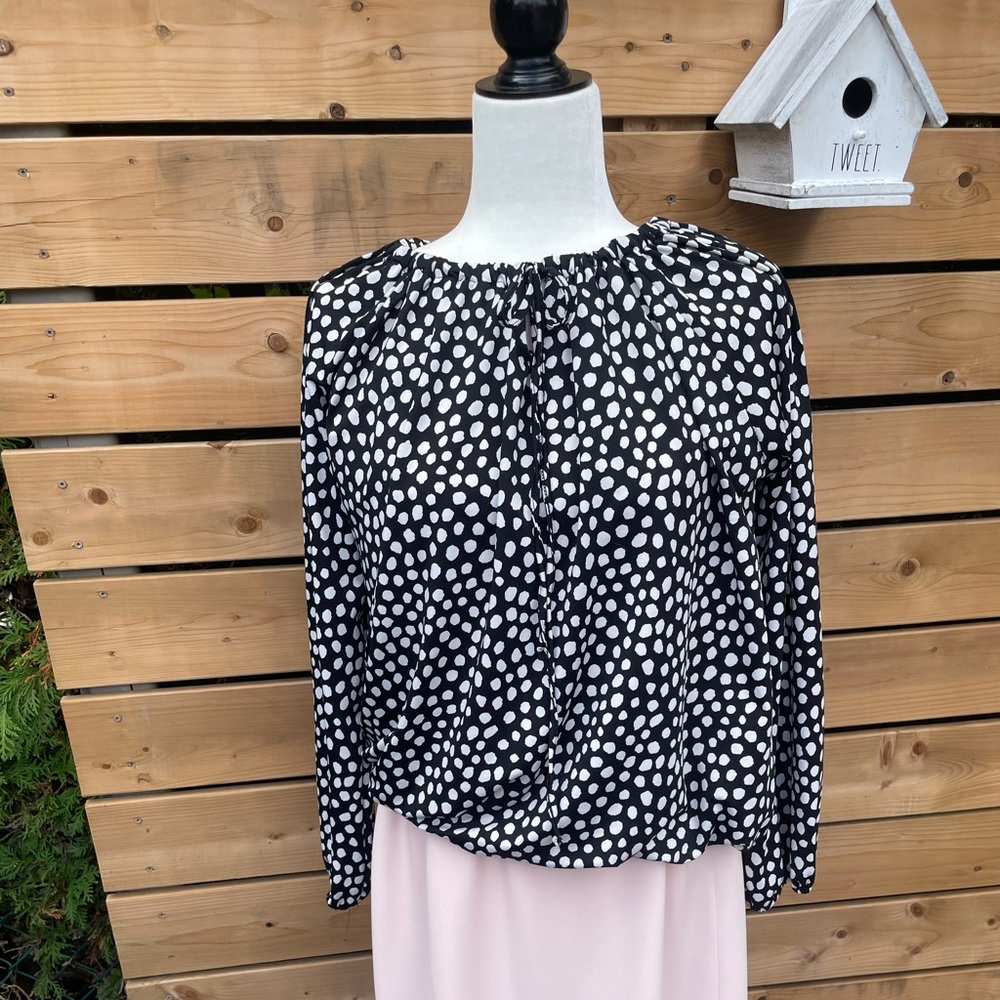 Verve Ami Black and White Top